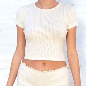 Brandy Melville Ashlyn Eyelet Top